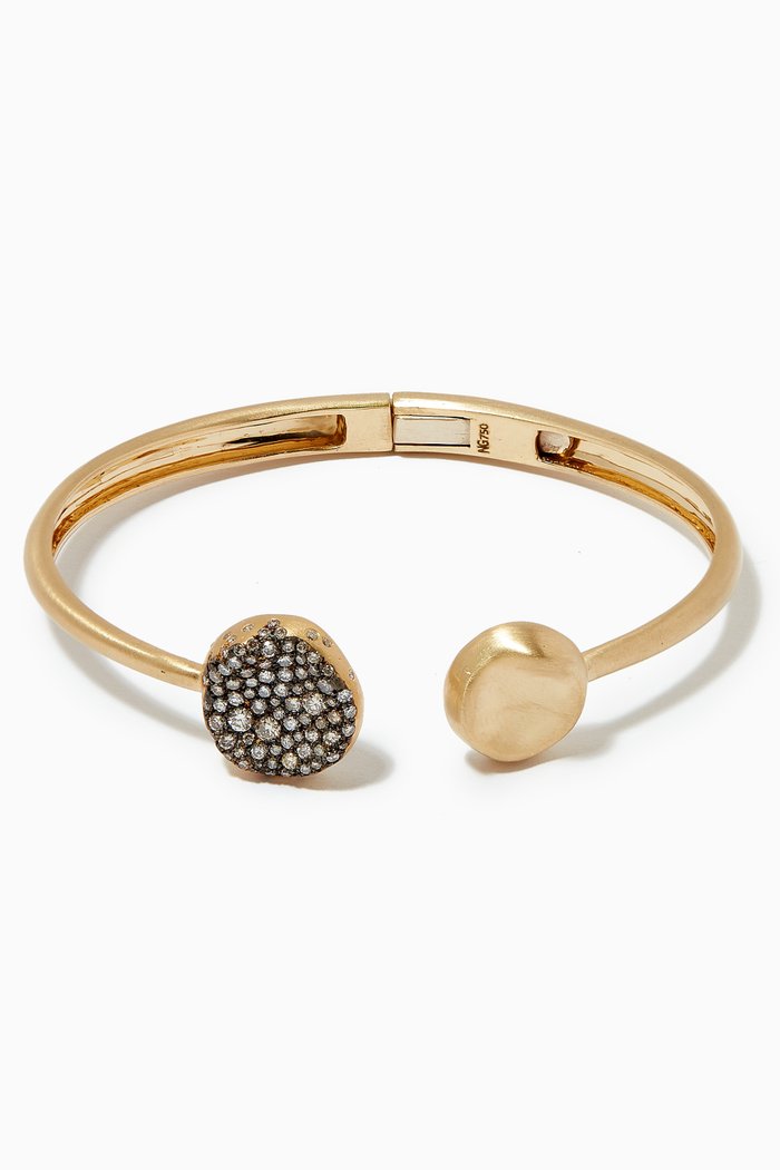 

Baby Malak Duo Diamond Cuff Bracelet in 18kt Yellow Gold