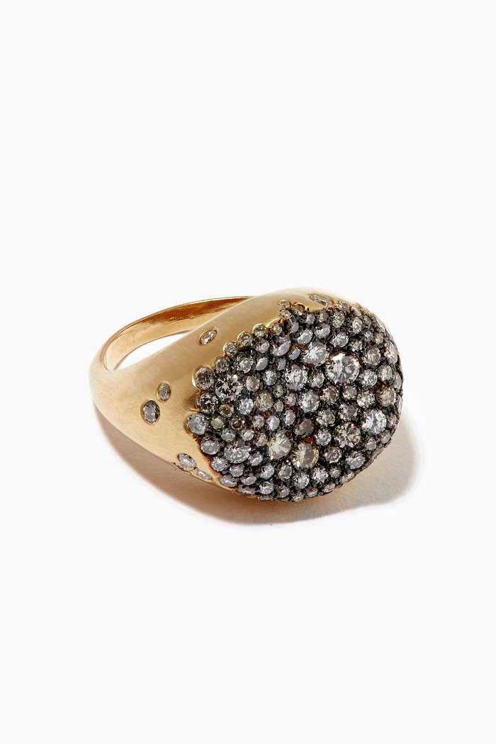 

Baby Malak Champagne Diamond Ring in 18kt Yellow Gold