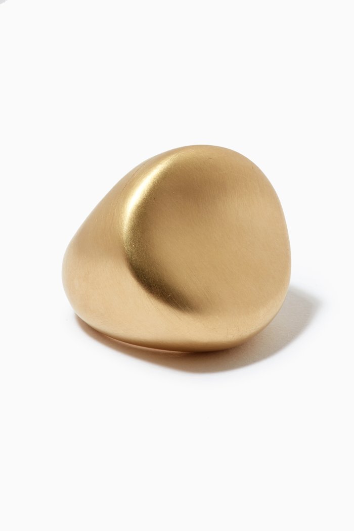 

Malak Round Ring in 18kt Yellow Gold