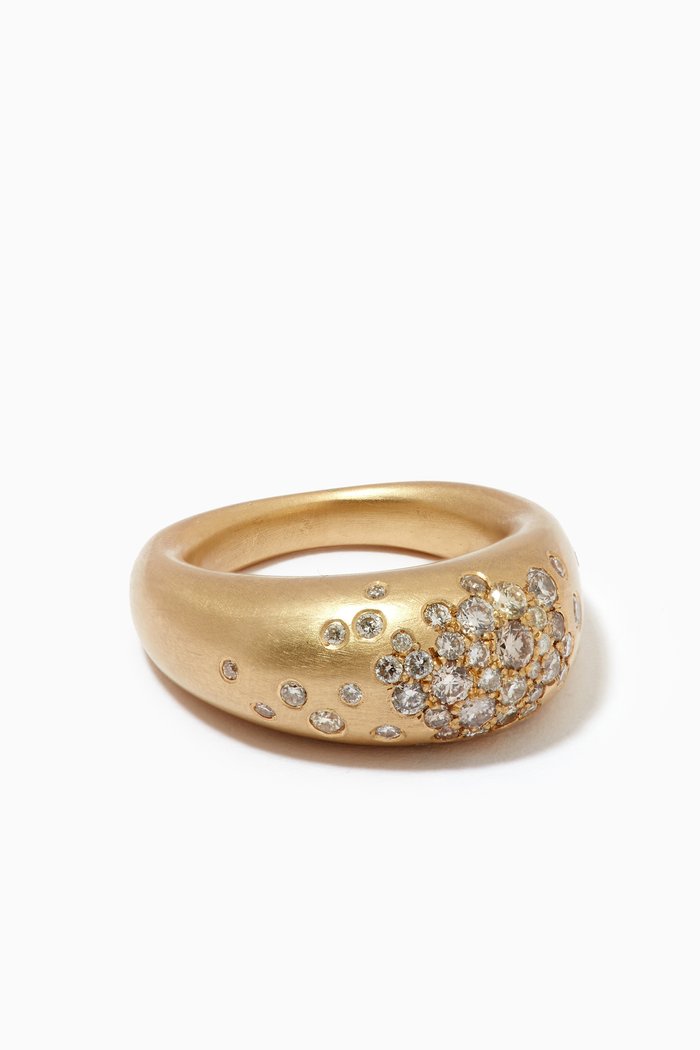 My Muse Urban Winter Diamond Ring in 18kt Yellow Gold