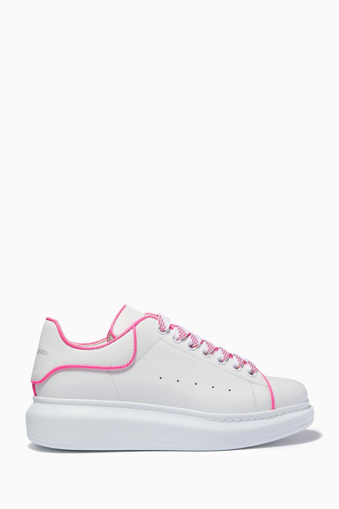 

Oversized Sneakers in Leather, White