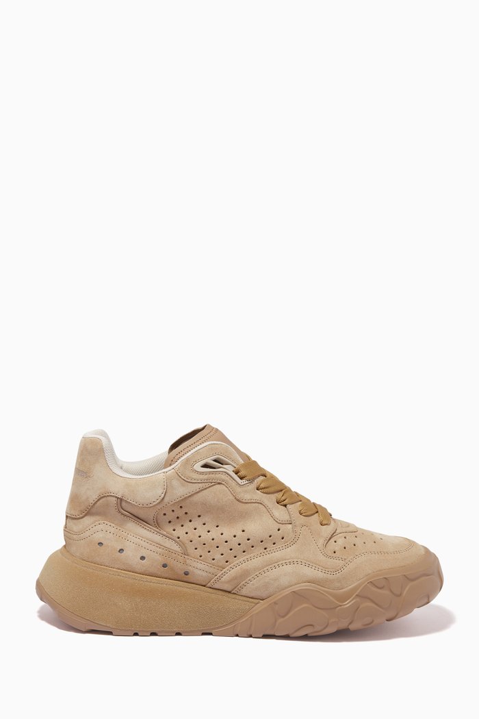 

Court Trainers in Suede, Brown