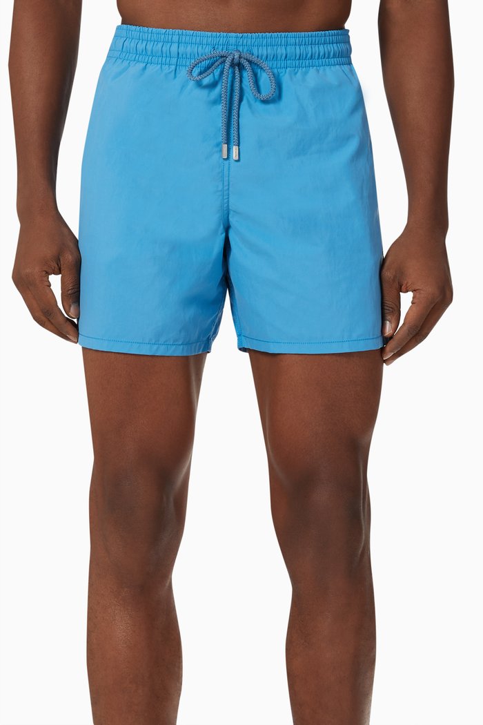 

Moorea Swim Shorts in Recycled Nylon, Blue
