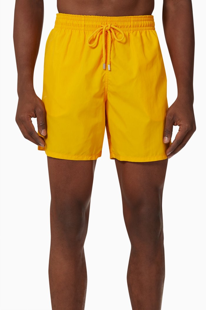 

Moorea Swim Shorts in Recycled Nylon, Yellow