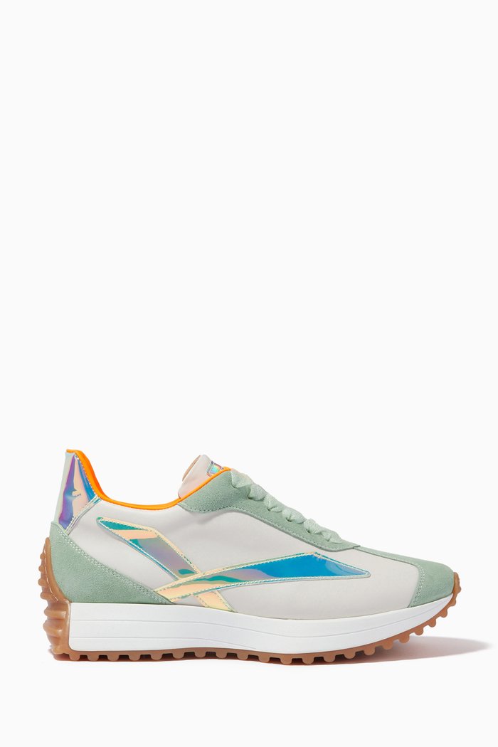 

Sneakers in Leather, Green