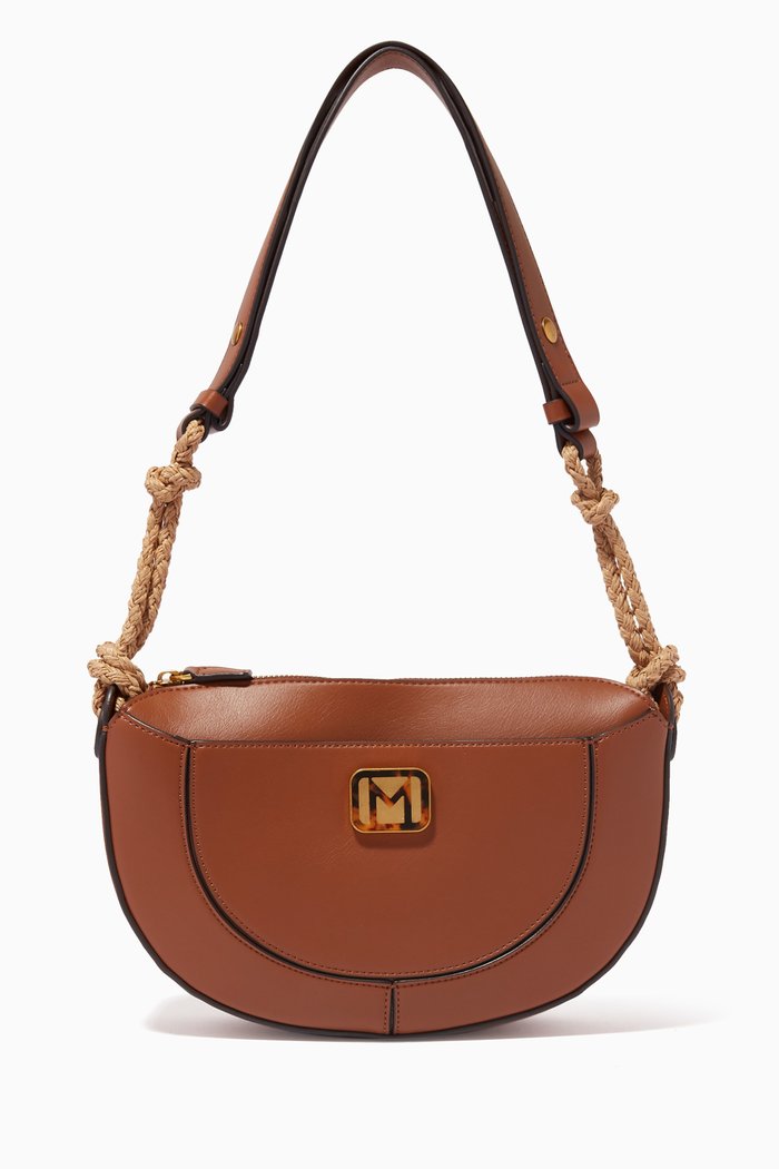

Nabab Bag in Faux Leather, Brown
