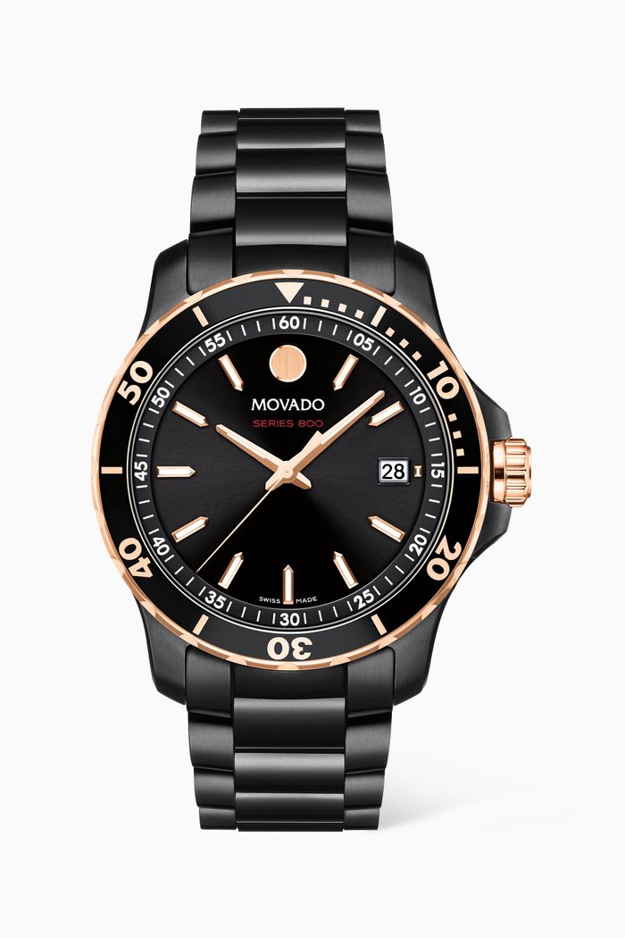 

Series 800 Quartz Watch, Black