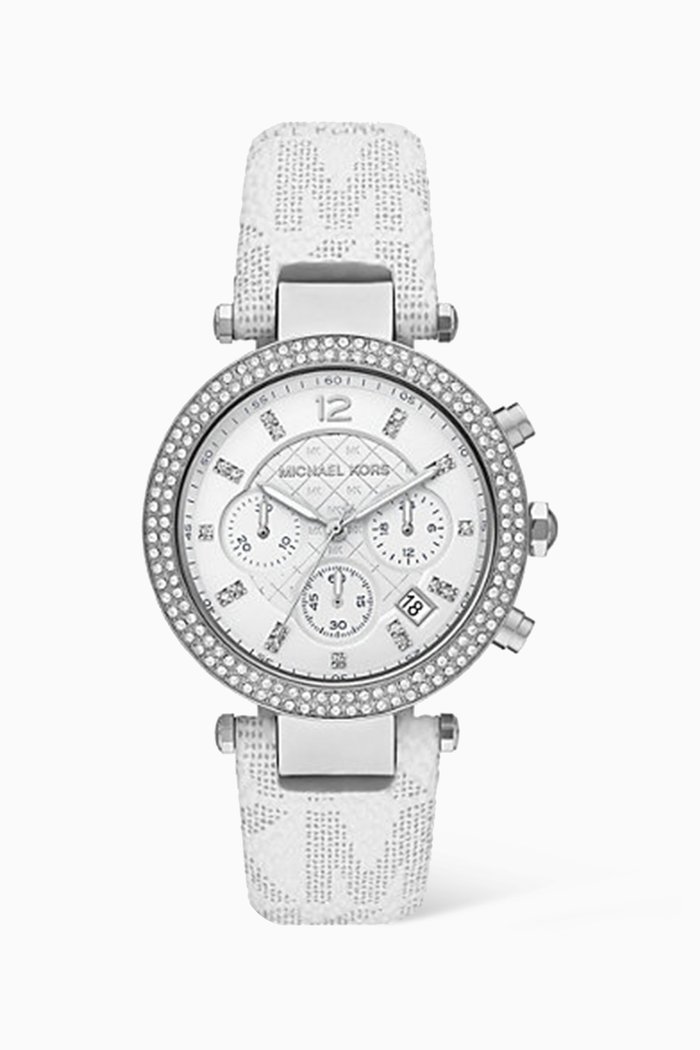 

Parker Chronograph Watch, 39mm, Silver