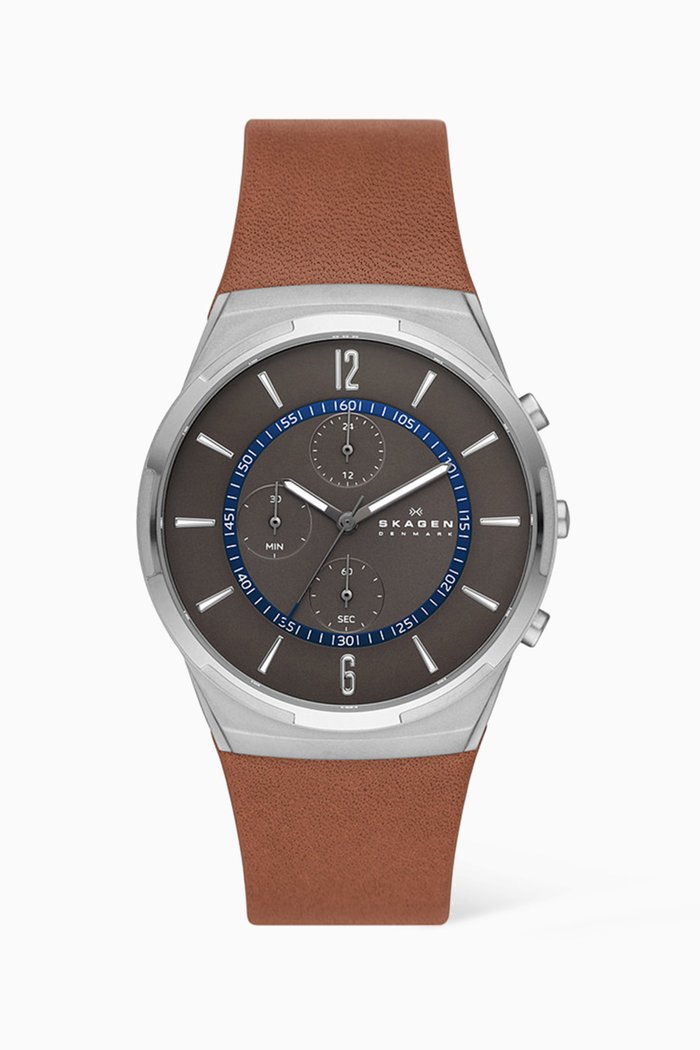 

Melbye Chronograph Watch, 42mm, Silver