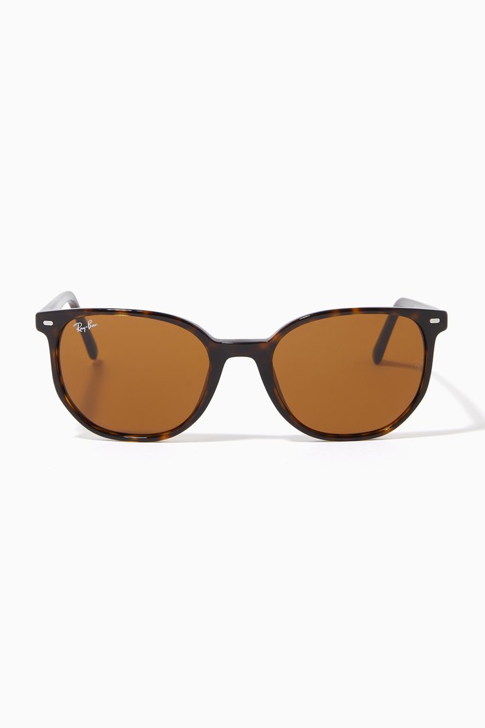 Elliot Sunglasses in Acetate, Brown