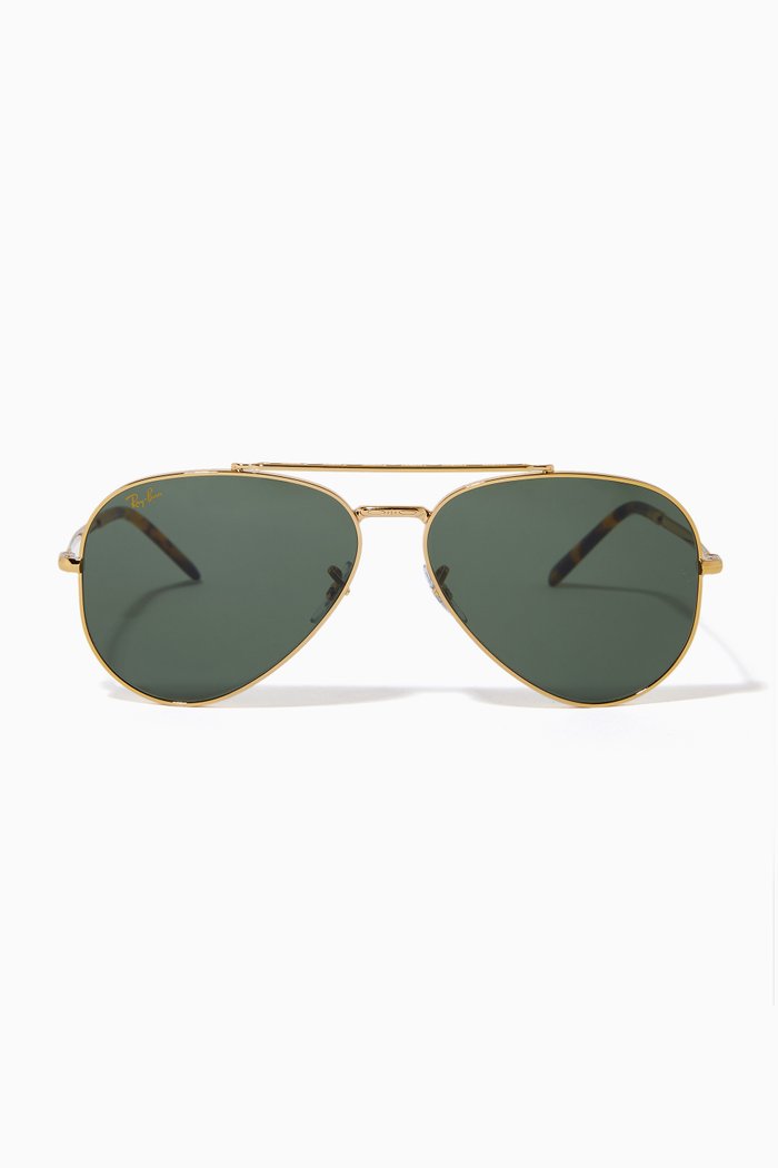 

New Aviator Sunglasses in Metal, Gold