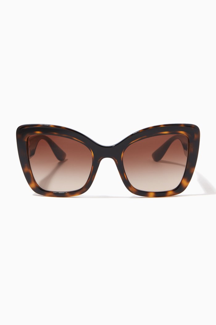 Step Injection Sunglasses in Nylon Fibre, Brown
