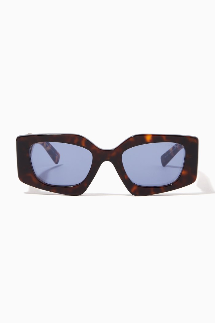 

Irregular Sunglasses in Acetate, Brown