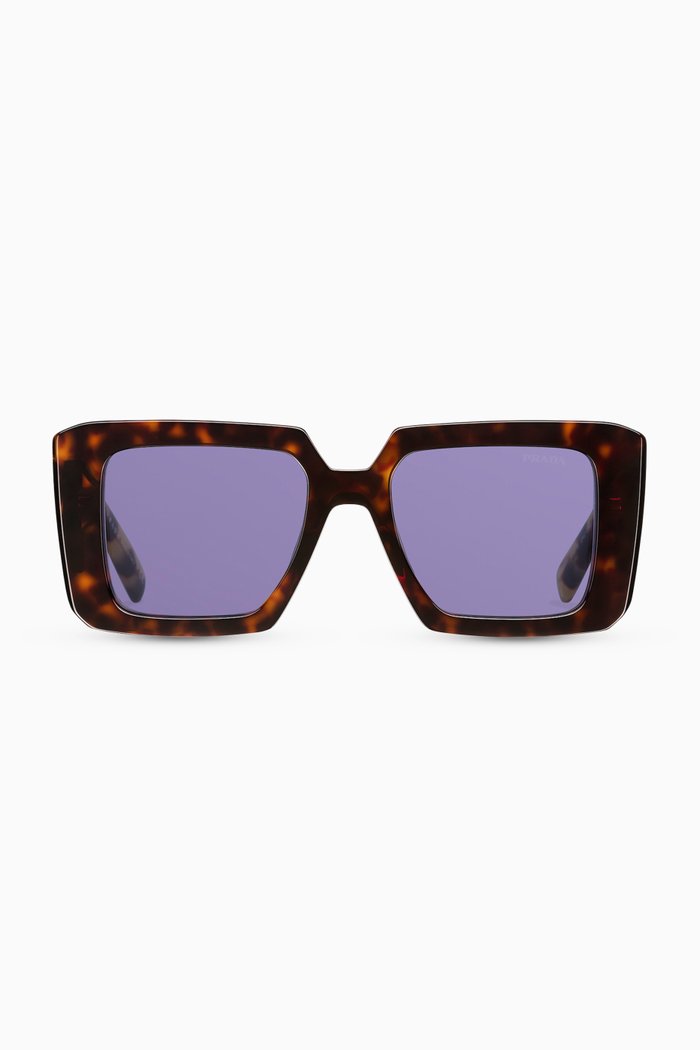 

Square Sunglasses in Acetate, Brown