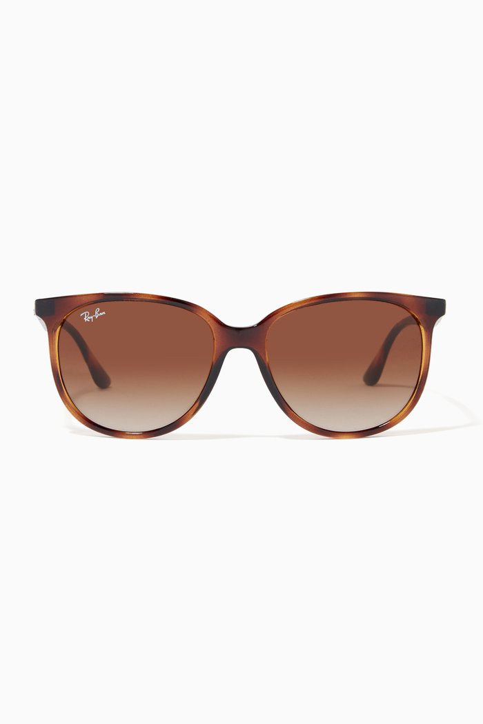 

RB4378 Square Sunglasses in Injected Plastic, Brown
