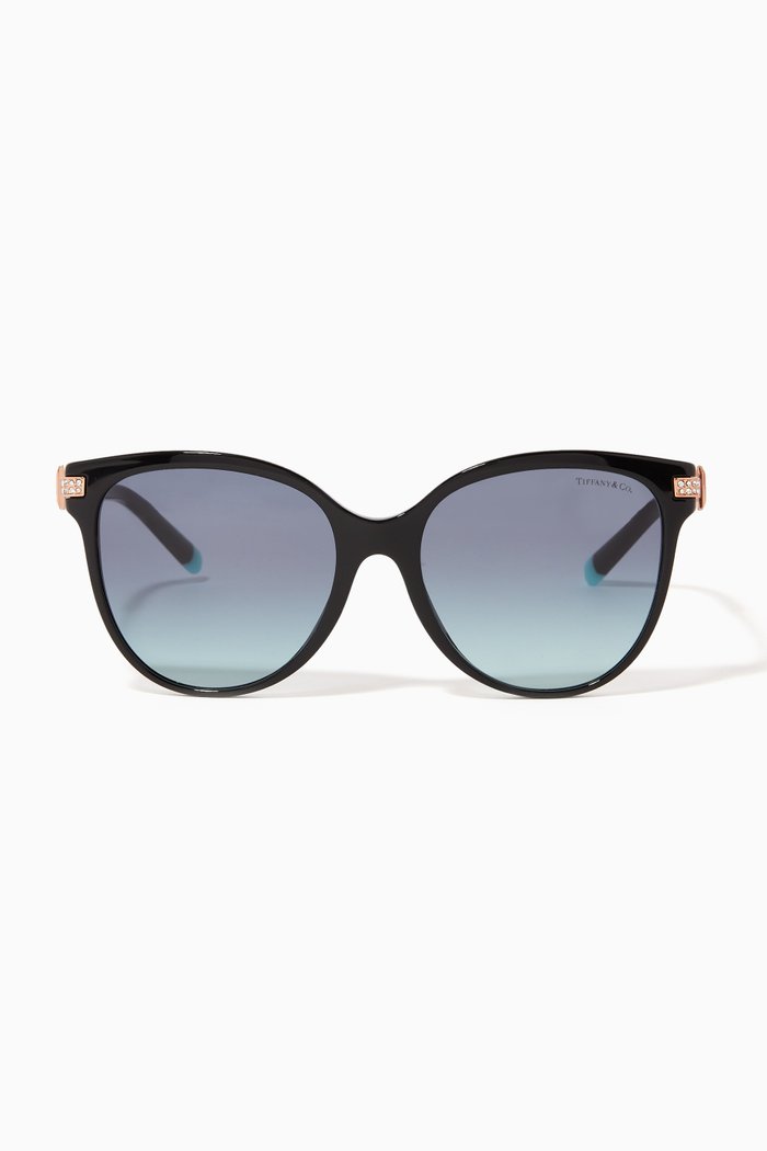 

Tiffany T Sunglasses in Acetate, Gold