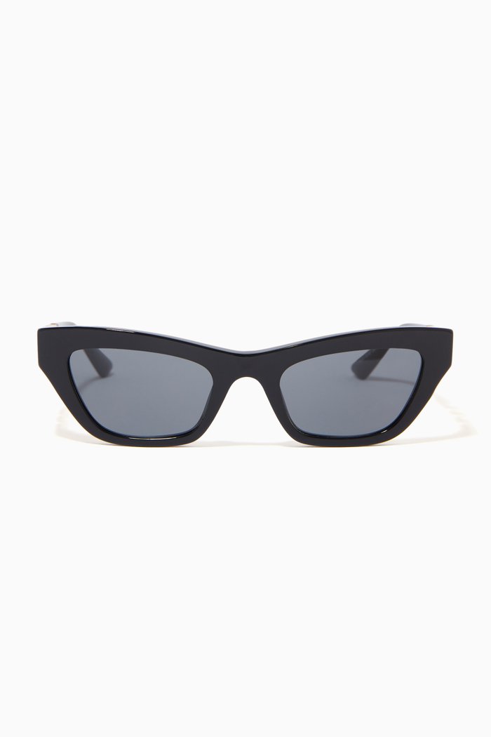 

Cat Eye Sunglasses in Acetate, Black