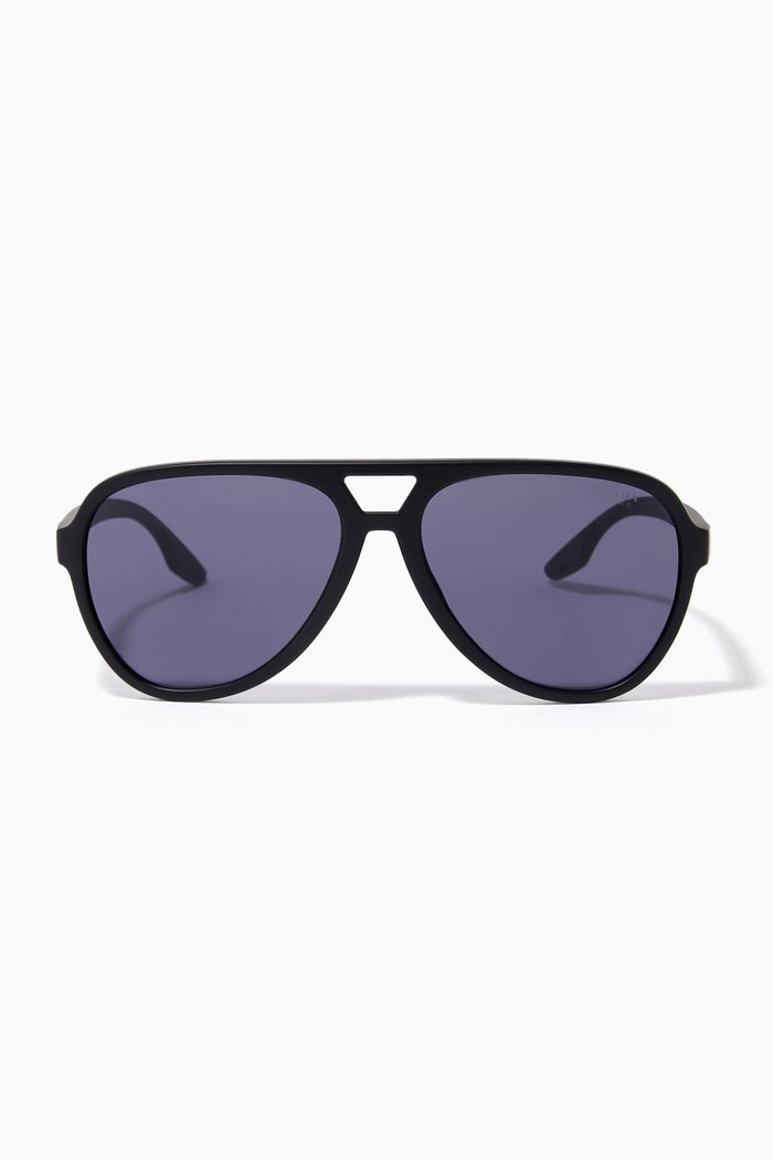 

Pilot Sunglasses in Acetate, Black