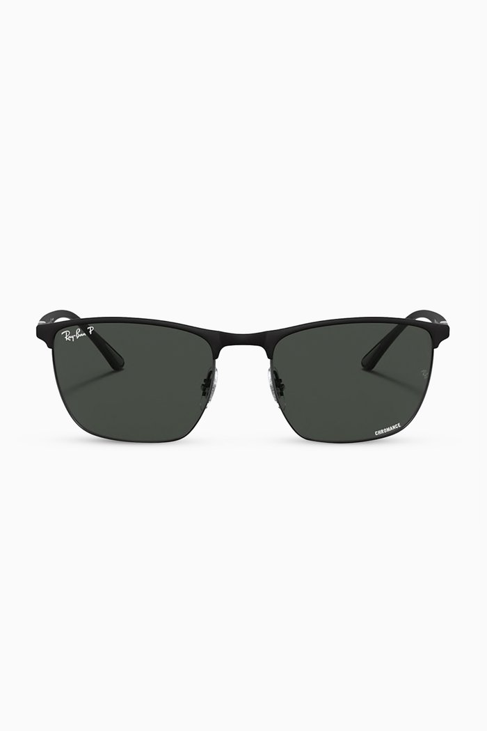 

RB3686 Chromance Sunglasses in Steel, Black