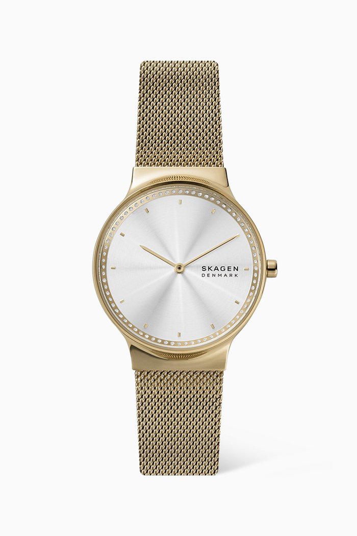 

Freja Quartz Watch, 34mm, Gold