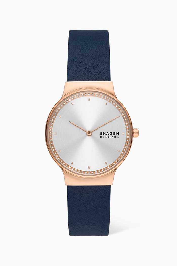 

Freja Quartz Watch, 34mm, Rose gold