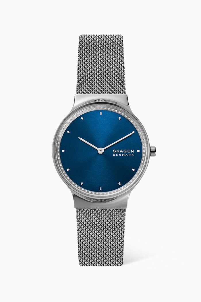 

Freja Quartz Watch, 34mm, Silver