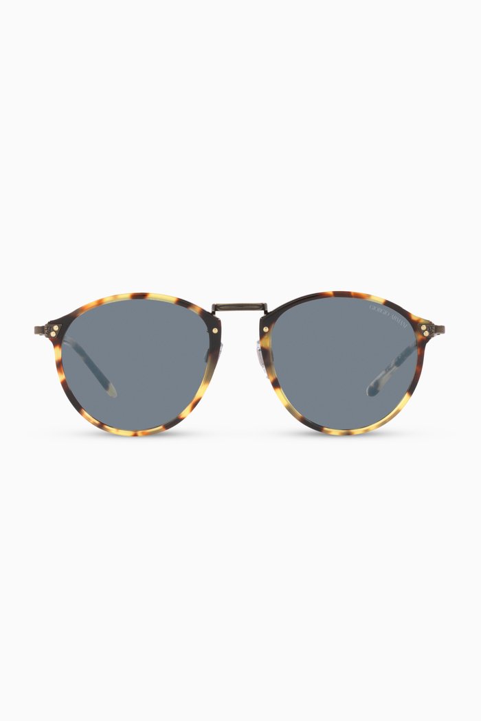 

Havana Round Sunglasses in Acetate, Brown