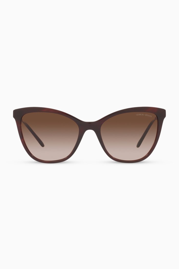 

Cat Eye Sunglasses in Acetate, Brown