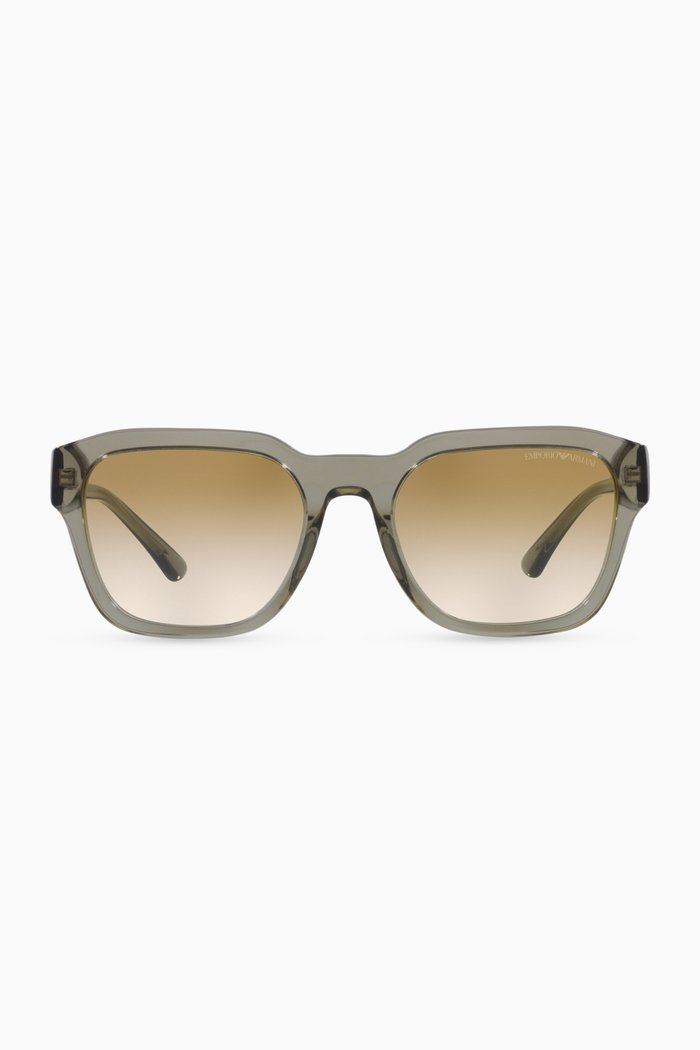 

Square Frame Sunglasses in Acetate, Brown