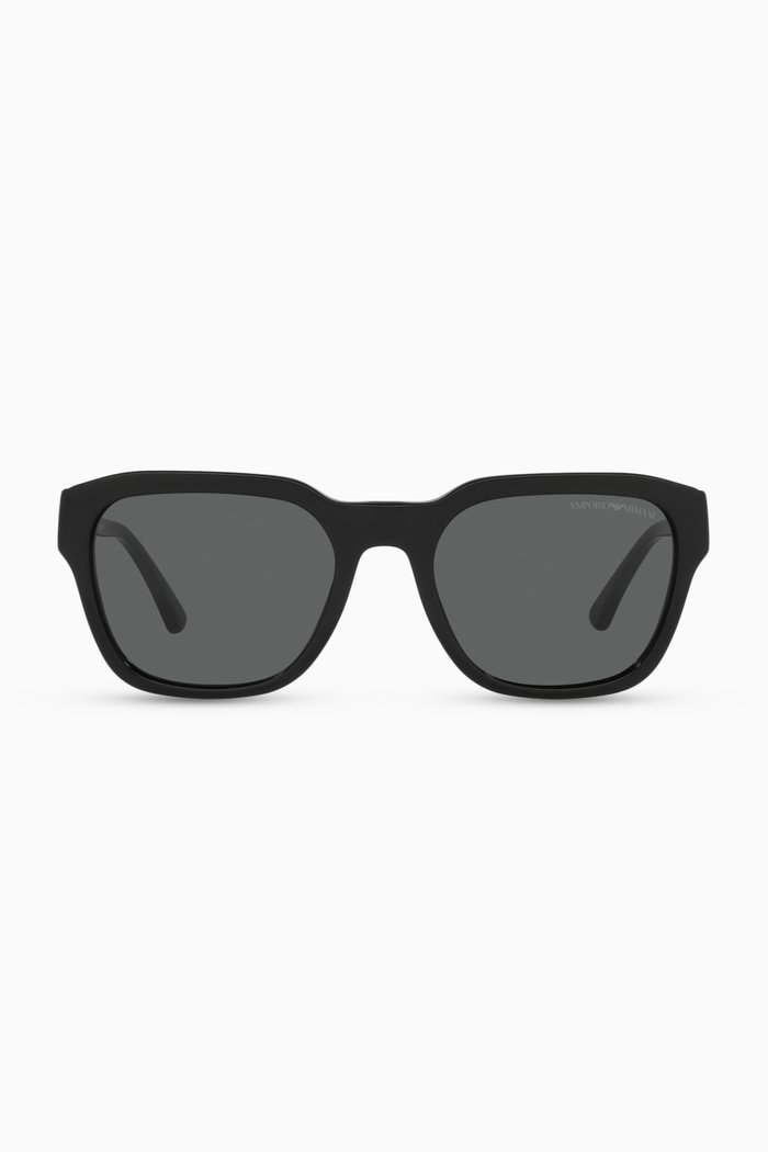 

Square Frame Sunglasses in Acetate, Grey