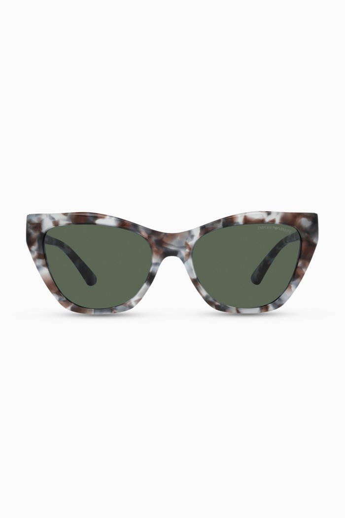 

Cat Eye Sunglasses in Acetate, Green
