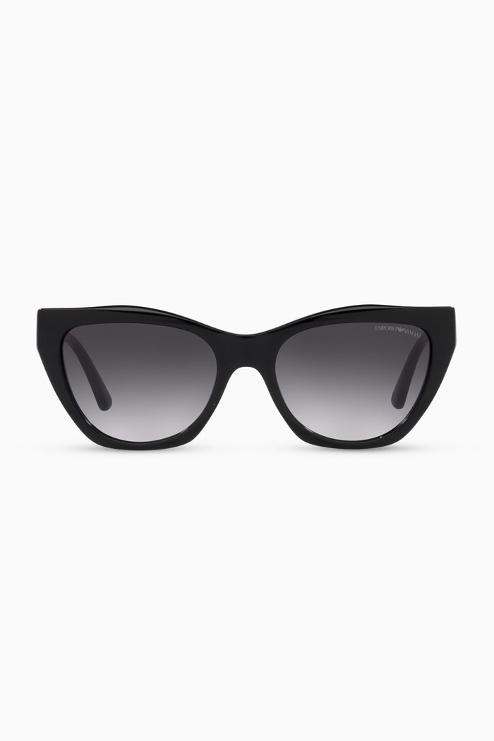 

Cat Eye Sunglasses in Acetate, Grey