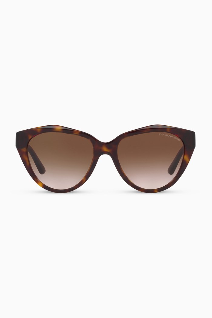 

Cat Eye Sunglasses in Acetate, Brown