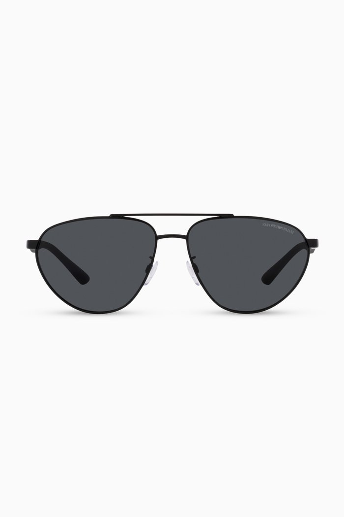 

Aviator Sunglasses in Metal, Grey