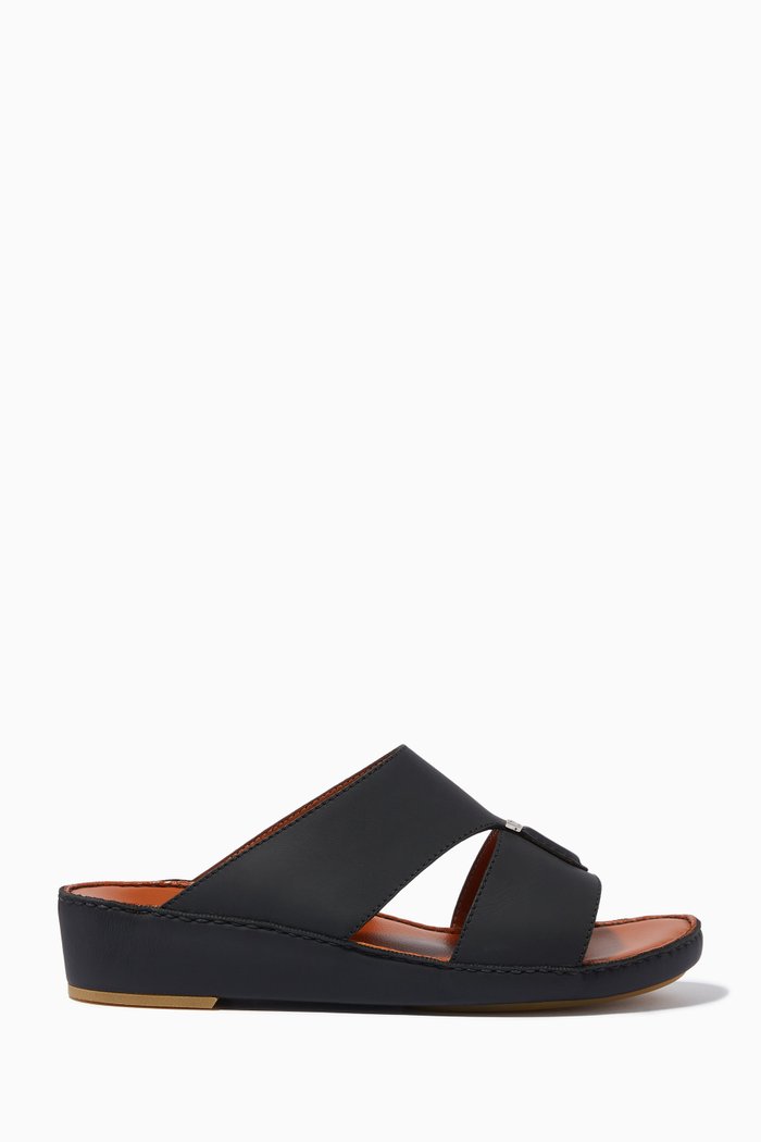 

Cinghia Cuscino Sandals in Softcalf, Black