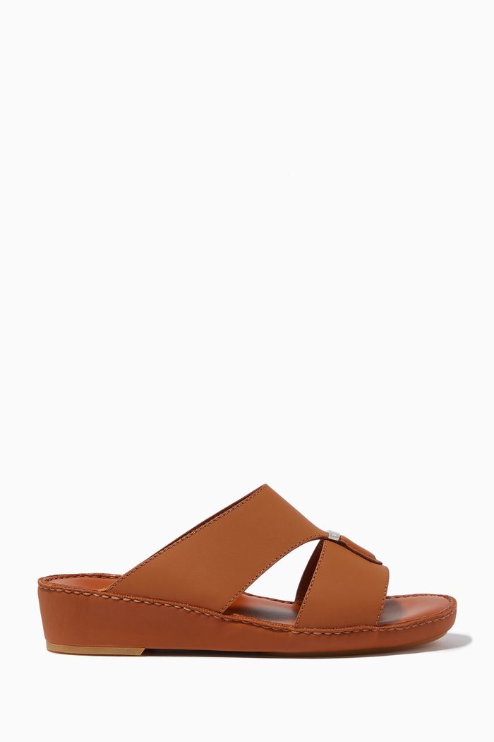 

Cinghia Cuscino Sandals in Softcalf, Brown