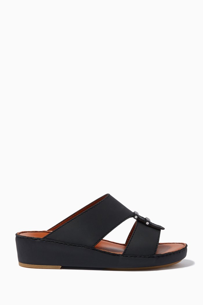 

Baguettes Sandals in Rubbercalf, Black