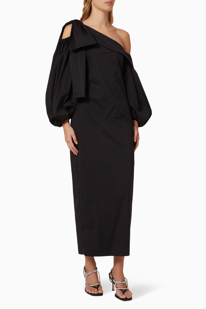 

Josephine Midi Dress, Black