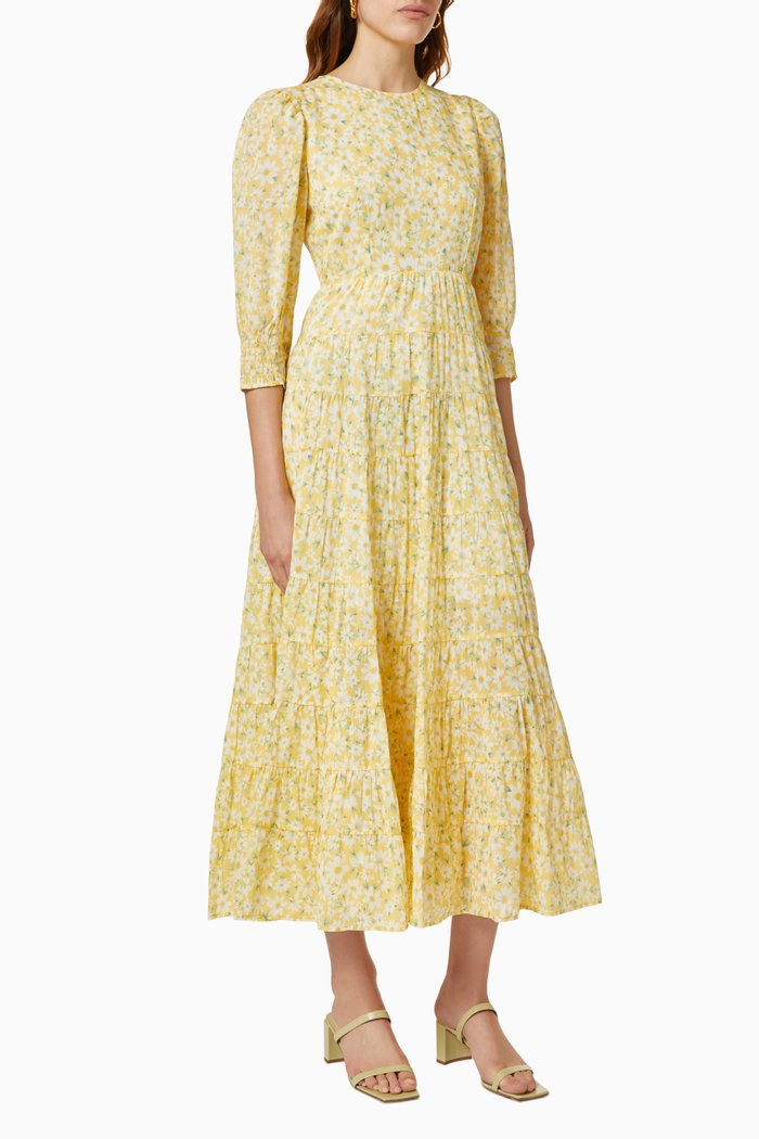 

Kristen Dress in Cotton Jersey, Yellow