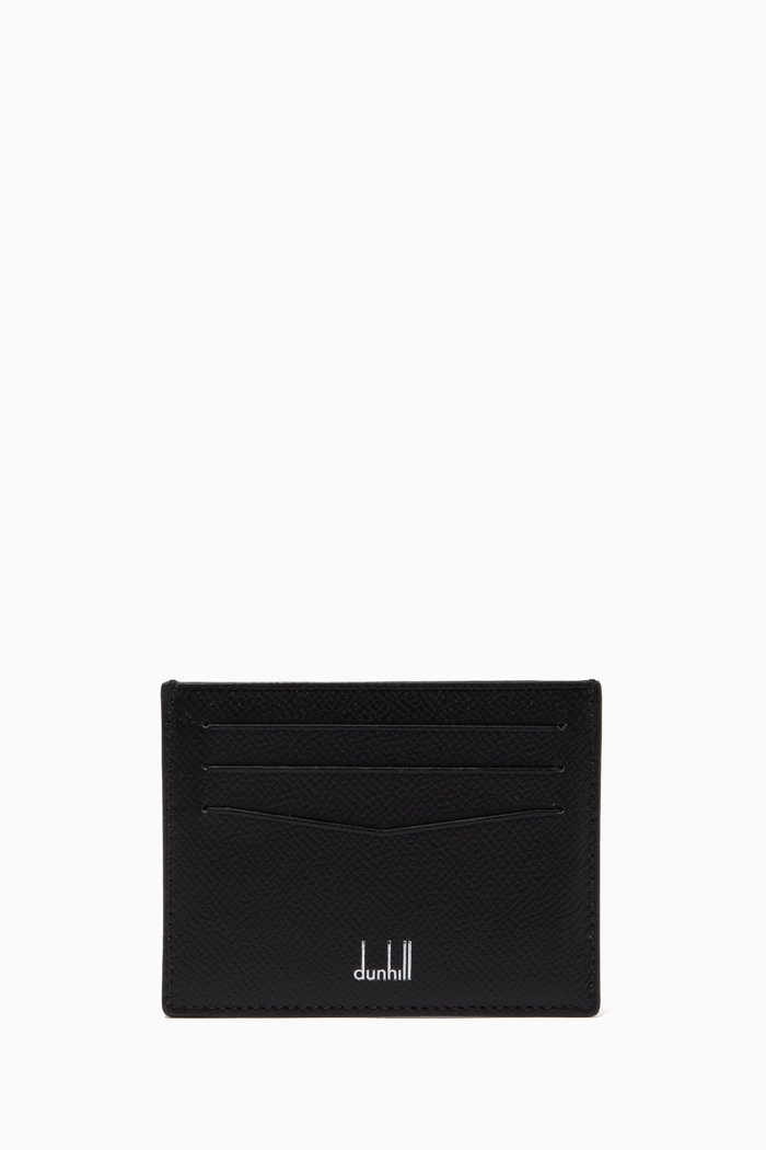 

Cadogan Cardholder in Calf Leather, Black