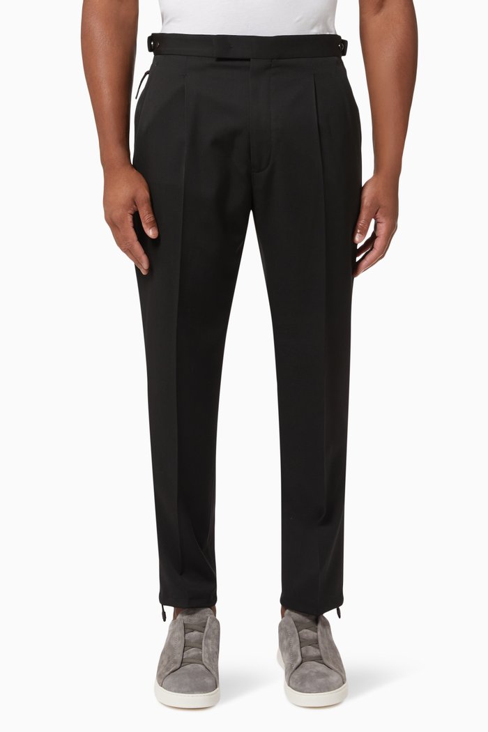 

Maserati Ski Pants in Cotton, Black