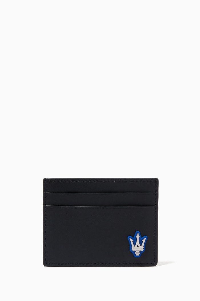 

Card Holder in Leather, Black