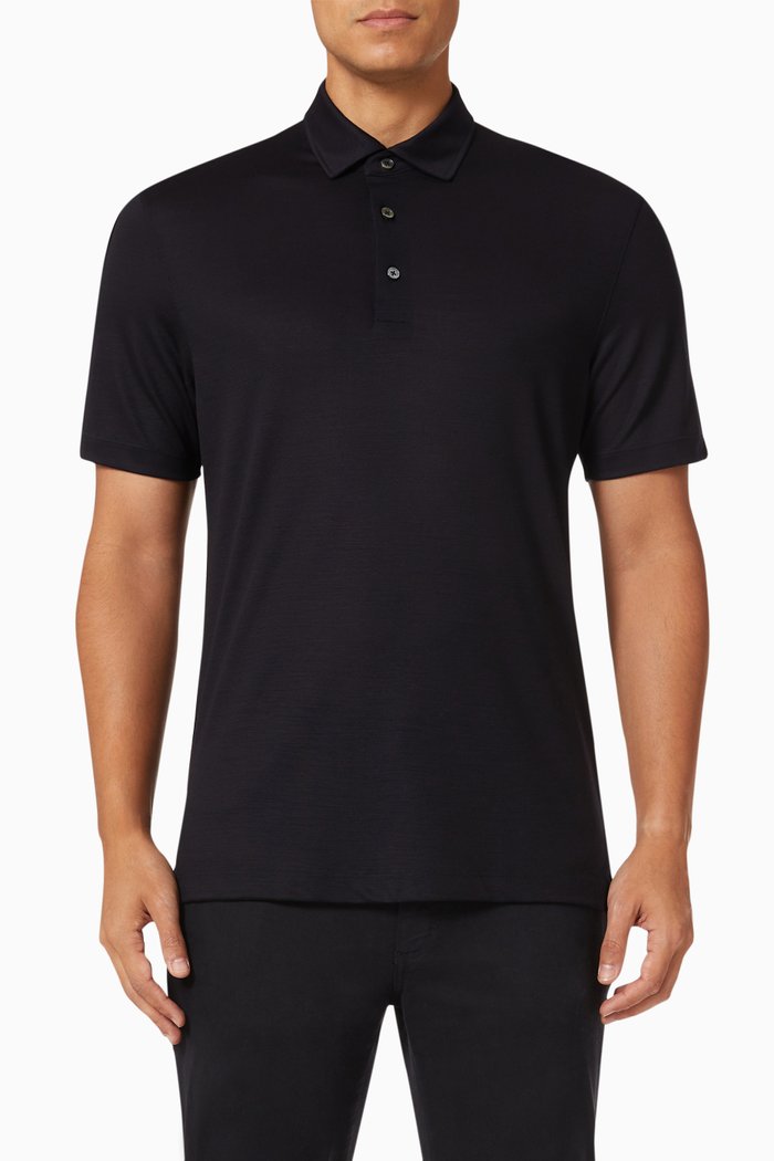 

Maserati Polo T-shirt in Cotton Piquet, Blue