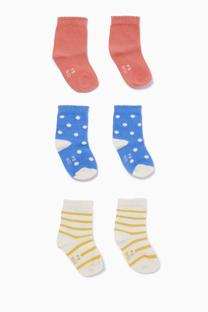 

Socks, Set of 3, Multicolour