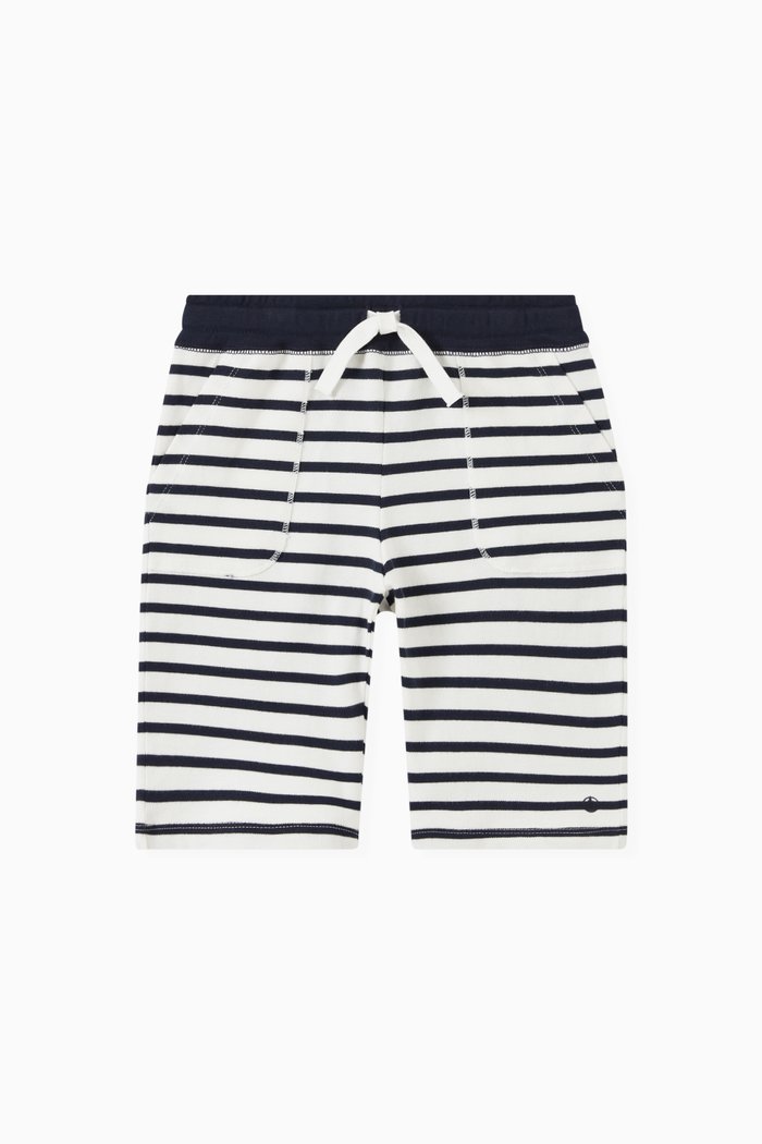 

Bermuda Shorts in Cotton, Blue