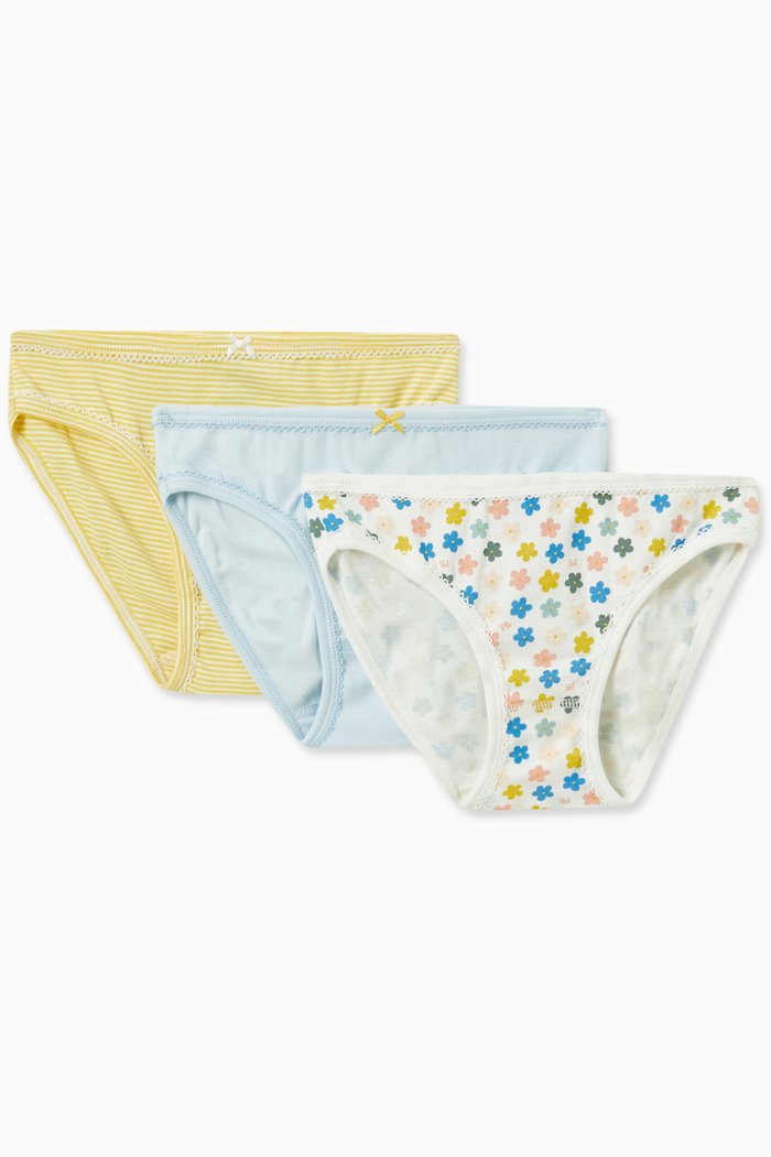 

3-Pack Printed Briefs, Multicolour