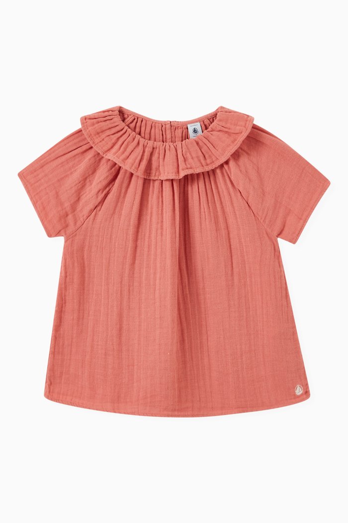 

Blouse in Organic Cotton, Orange