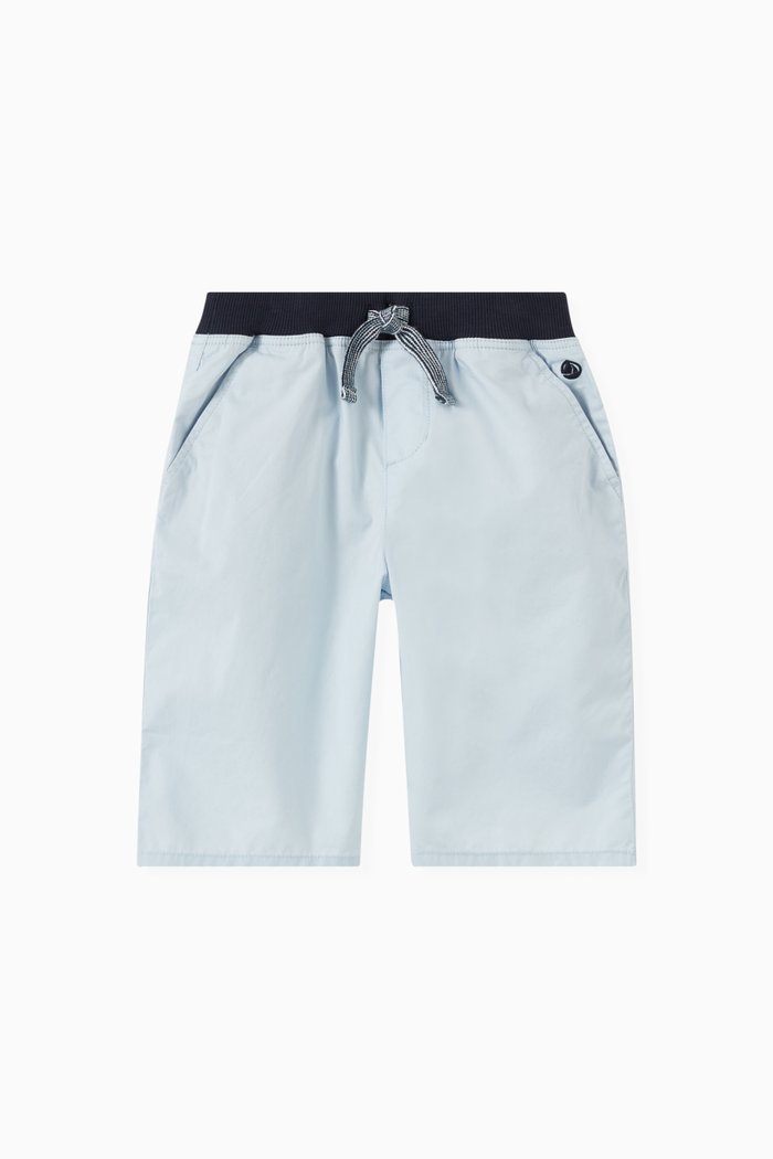 

Bermuda Shorts in Cotton, Blue