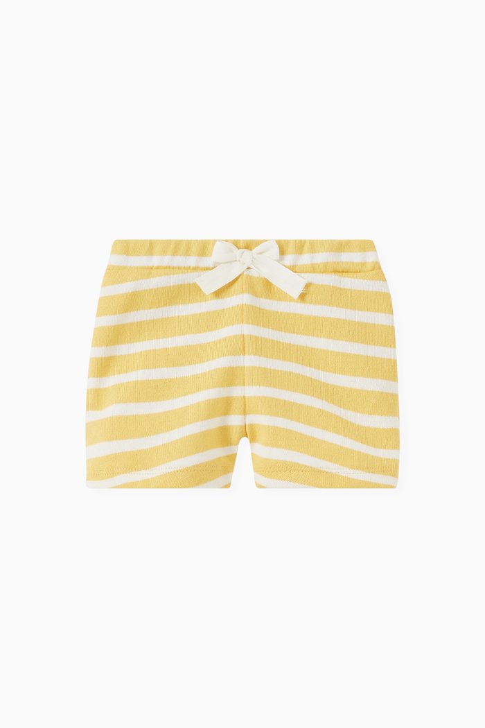 

Striped Shorts in Jersey, Yellow