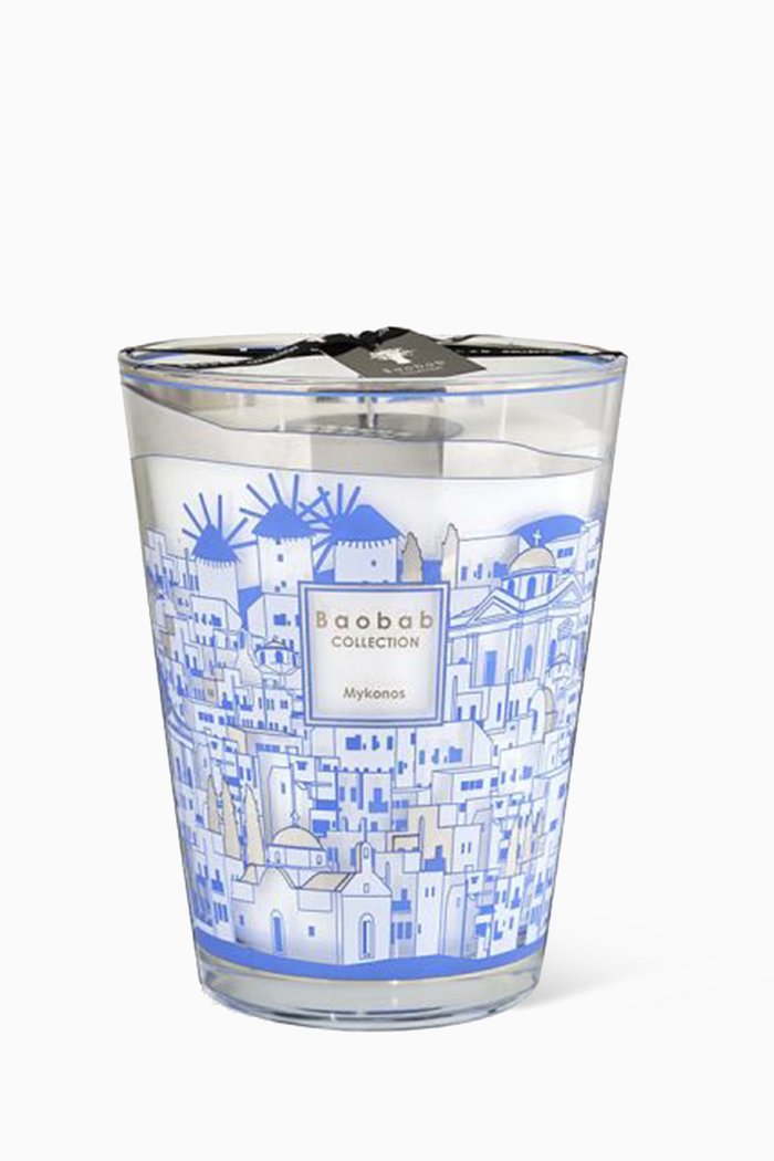

Mykonos Baobab Max 24 Cities Candle, 3000g, Colourless